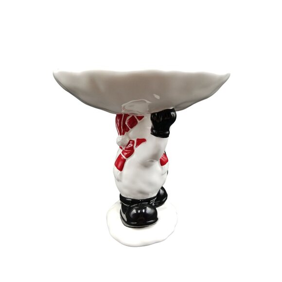 Ceramic Snowman Candy Or Soap Dish Holder Holiday Decor - Picture 13 of 16